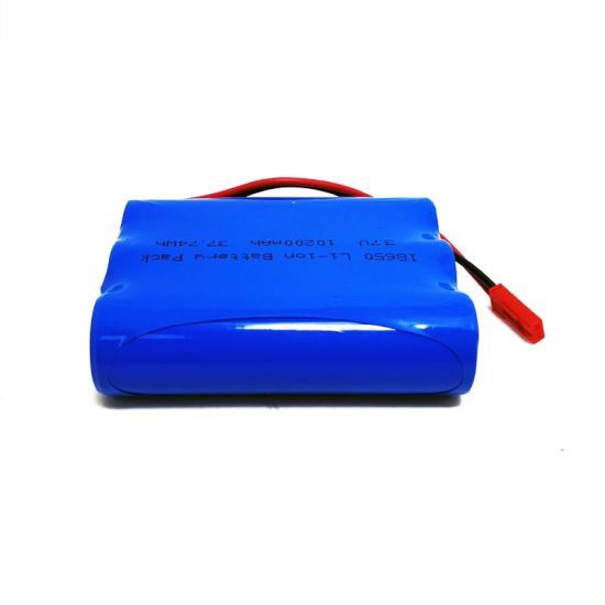 1S3P 3.6V 3.7V 18650 10200mAh 10.2AH Paquete de batería de iones de litio recargable con PCM y conector