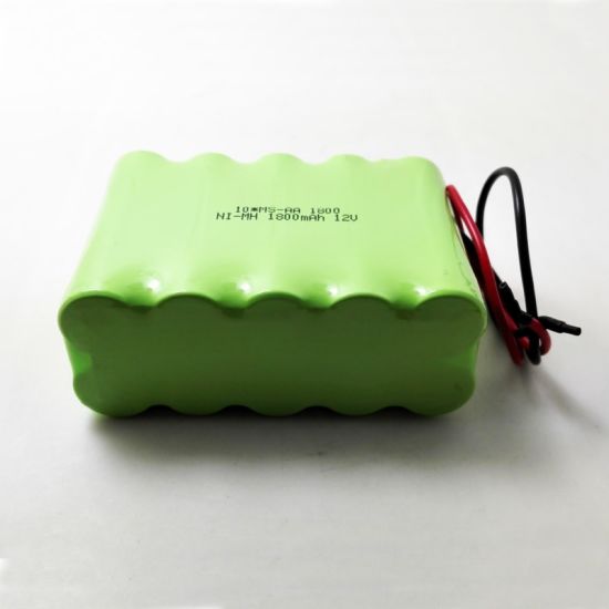 Paquete de baterías recargables de 12V 1800mAh AA NI-MH para automóvil de control remoto