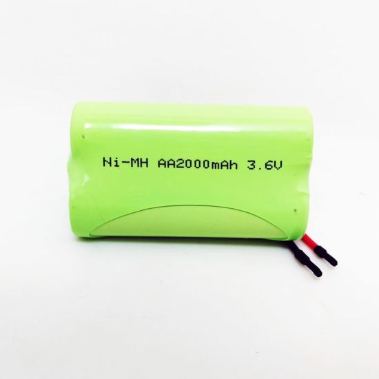 Paquete de baterías recargables de 3.6V 2000MAH AA NI-MH para teléfono inalámbrico