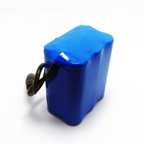 6S1P 21.6V 22.2V 18650 2600mAh Paquete de batería de iones de litio recargable con PCM y conectores