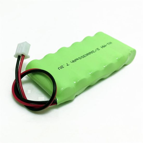 7.2V 300mAh 2 / 3AAAA NI-MH Paquete de baterías recargables para equipos de comunicación de radio