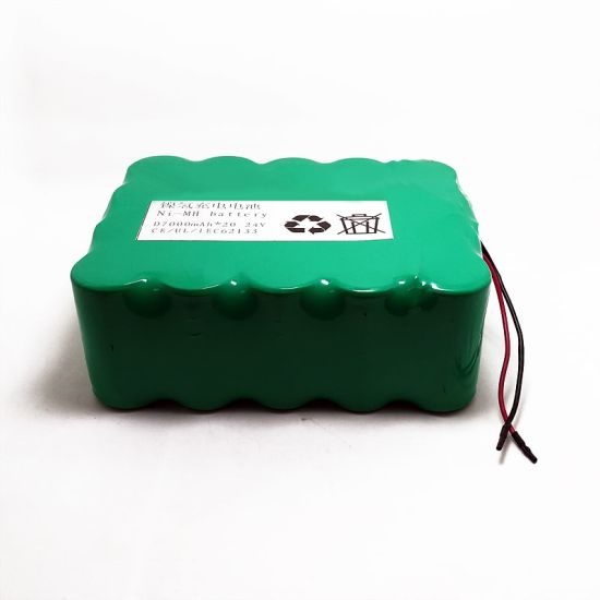 Paquete de batería recargable de 24V 7000mAh Tamaño D Ni-MH para lámpara de señal