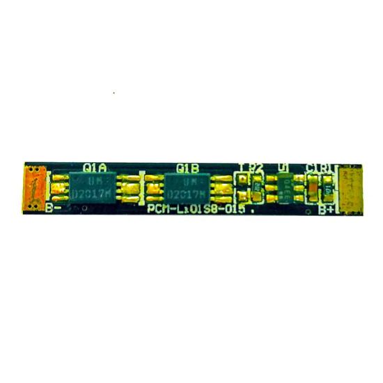 1S 5A PCM BMS para 3.6V 3.7V Li-Ion / Litio / Li-Polymer 3V 3.2V LIFEPO4 Battery Pack Tamaño L32 * W5 * T2.0mm (PCM-LI01S8-015)