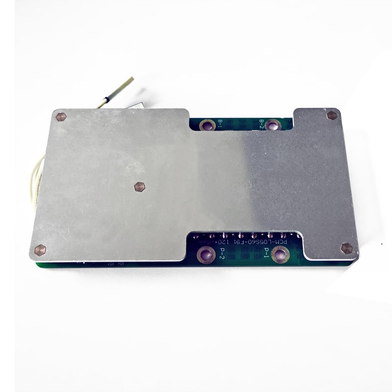 3s 4s 5s 60A BMS para 18V 18.5V Li-ion/Litio/Li-Polymer 15V 16V LiFePO4 Batería con interruptor de temperatura Tamaño L120*W65*T10mm (PCM-L05S60-F91)