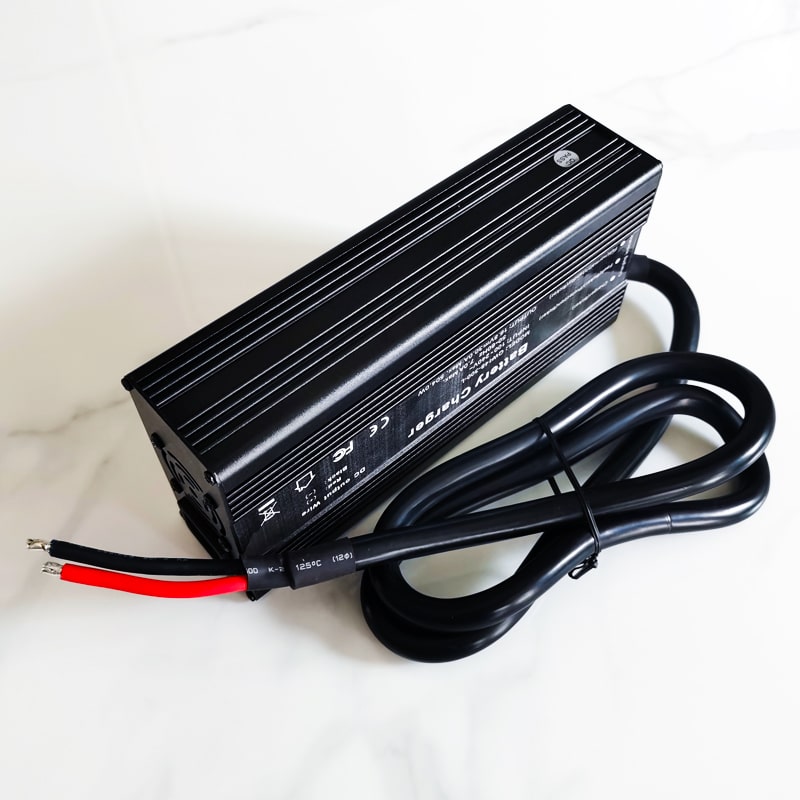 Cargador automático completo de 58.8V 10A 600W para 48V SLA / AGM / VRLA / GEL Batería de plomo-ácido con PFC