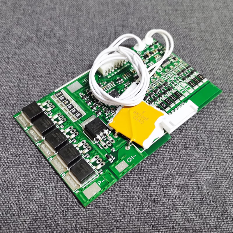 13s C: 5A D: 30A PCM BMS para 48V 48.1V Li-ion/Litio/Li-Polymer 41.6V 42V LiFePO4 Tamaño del paquete de baterías L108*W70*T10mm PCM-L13S30-E84