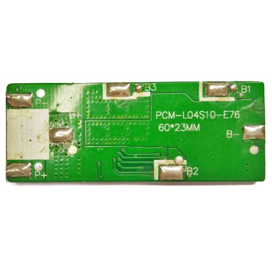 3S / 4S 10A PCM BMS para 14.4V 14.8V Li-Ion / Litio / Li-Polymer 12V 12.8V LIFEPO4 Battery Pack Tamaño L60 * W23 * T3MM (PCM-L04S10-E76)
