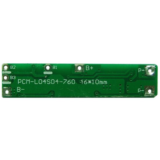 4S 4A PCM BMS para 14.4V 14.8V Li-Ion / Litio / Li-Polymer 12V 12.8V LIFEPO4 Battery Pack Tamaño L46 * W10 * T4MM (PCM-L04S04-760)