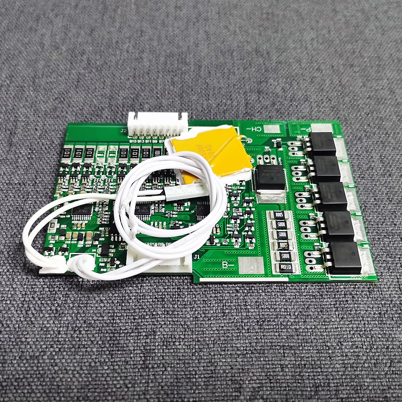 13s C: 5A D: 30A PCM BMS para 48V 48.1V Li-ion/Litio/Li-Polymer 41.6V 42V LiFePO4 Tamaño del paquete de baterías L108*W70*T10mm PCM-L13S30-E84