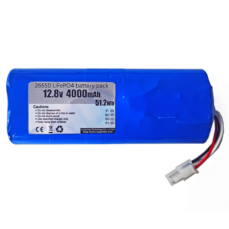 4S1P 12V 12.8V 26650 4Ah/4000mAh batería recargable Lifepo4 LFP con protocolo SMBus