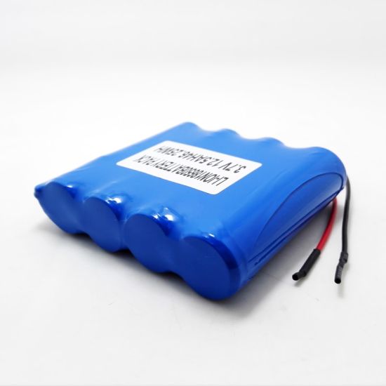 1S4P 3.6V 3.7V 18650 12500mAh 12.5AH Paquete de batería de iones de litio recargable con PCM y conector