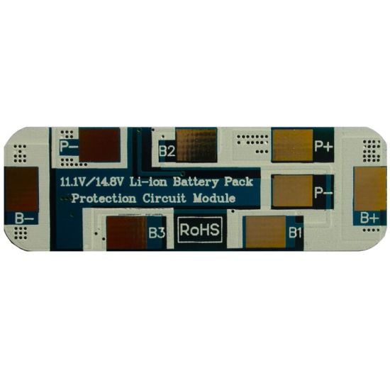 3S 7A PCM BMS para 10.8V 11.1V 12V Li-Ion / Litio / Li-Polymer 9V 9.6V Batería de LIFEPO4 con indicador de encendido Tamaño del zócalo L50 * W16 * T4MM (PCM-LI03S8-012)